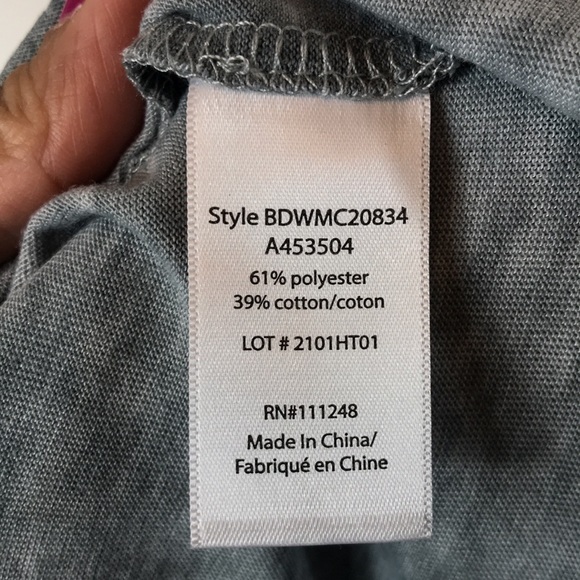 🐲💙 Barefoot Dreams Malibu Collection Burnout Scoop Neck Tee - Picture 6 of 9